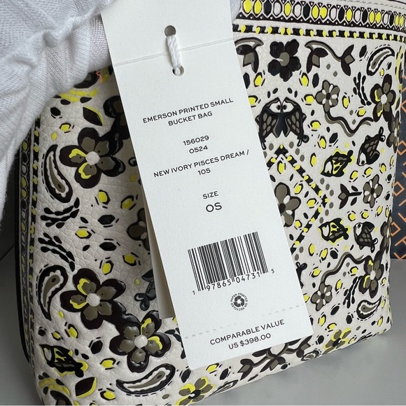 NWT Tory Burch Emerson Small Bucket Bag - Picture 15 of 17